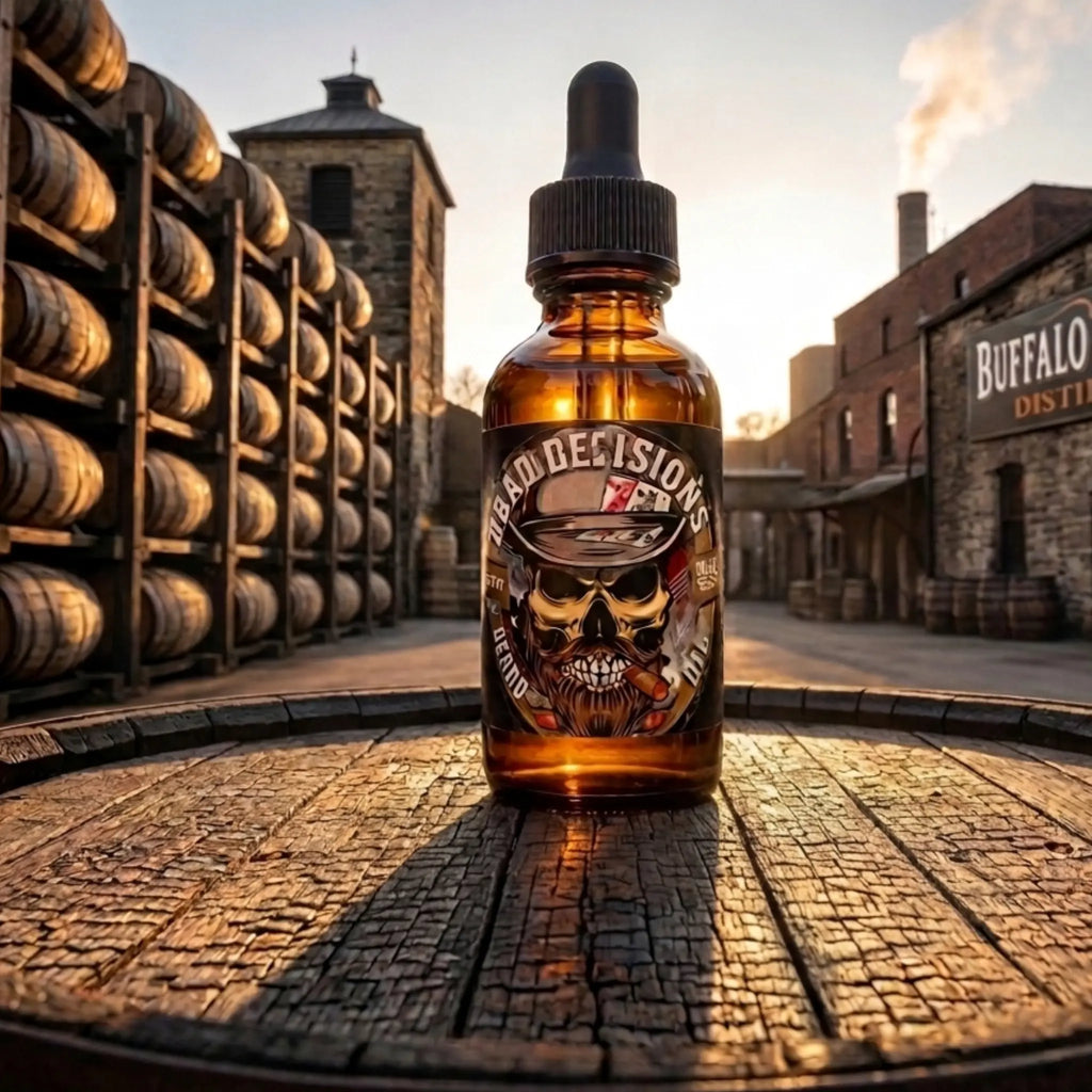 Bad Decisions 1oz Natural Beard Oil Whiskey