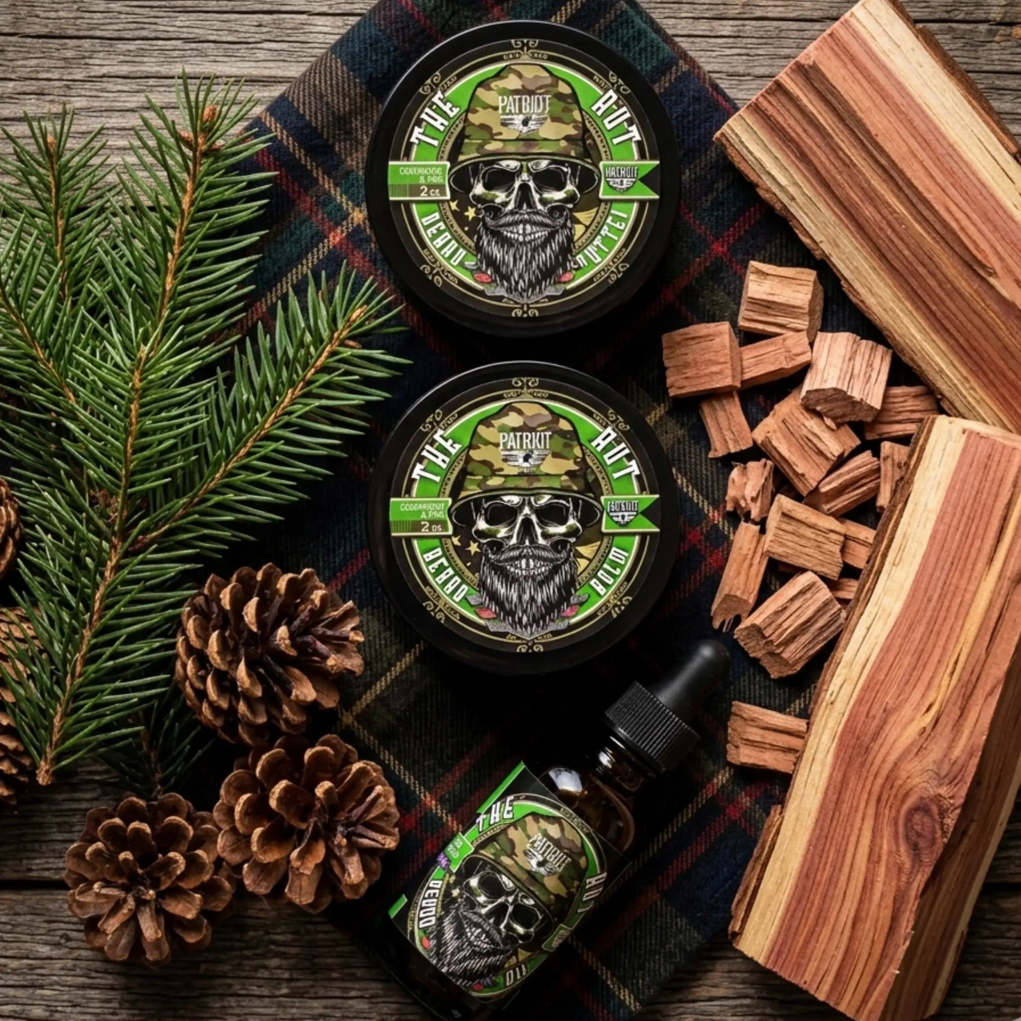 The Rut 2oz Beard Balm Cedarwood and Pine